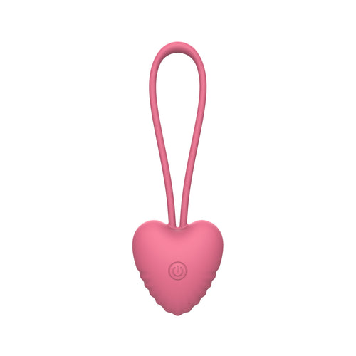 Heart-shaped necklace massager