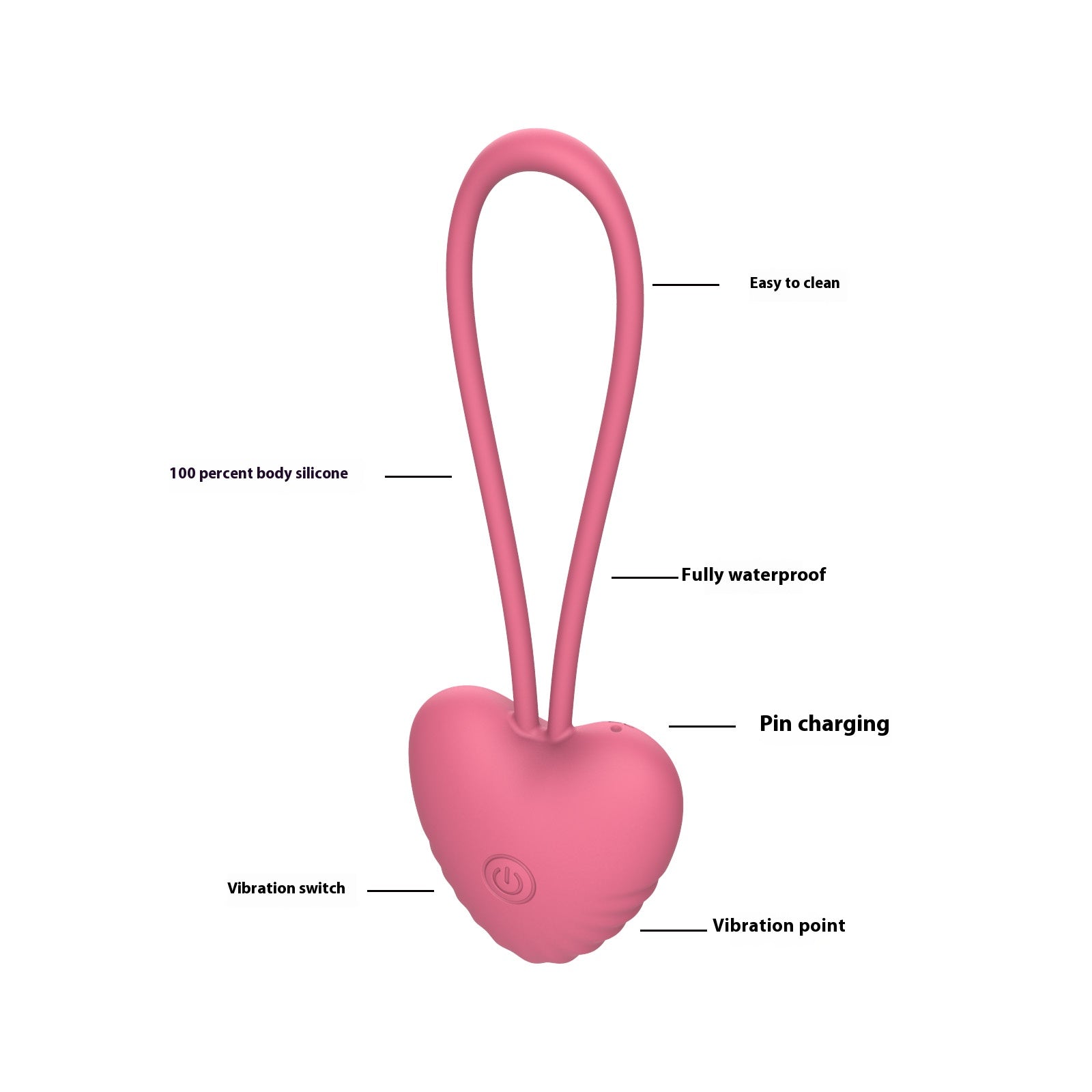 Heart-shaped necklace