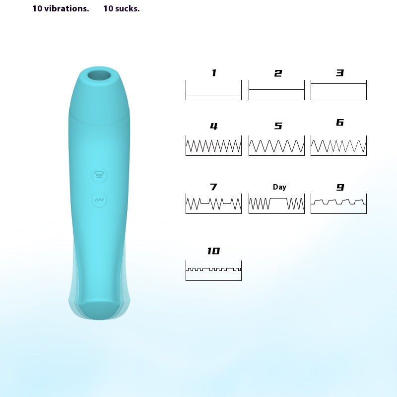 Chang'e flying to the moon sucking vibrating sex toy