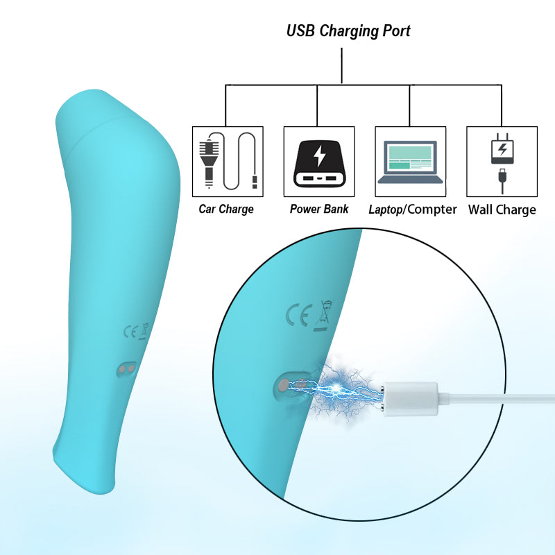 Chang'e flying to the moon sucking vibrating sex toy